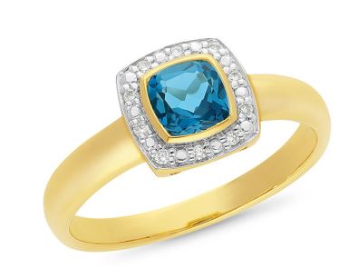 Retro Blue Ring main image 0