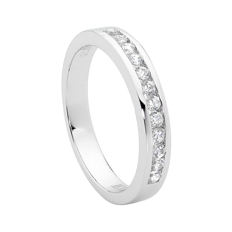 Silver Channeled Ring main image 0