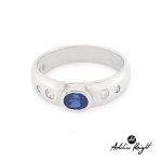 White Gold Sapphire Ring
