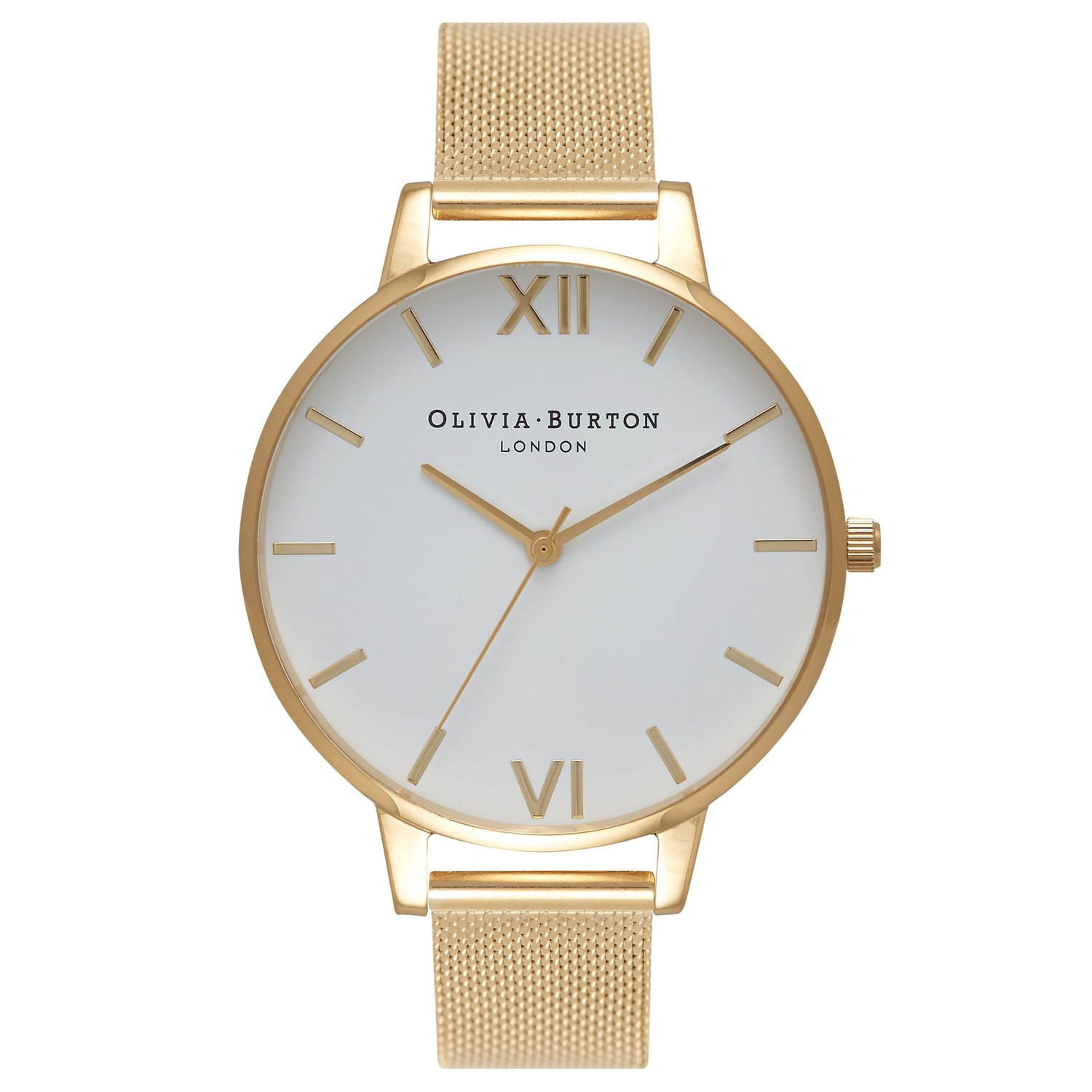 Olivia Burton Yellow Gold Mesh Strap Watch Knights The Jewellers Online Jewellery Store