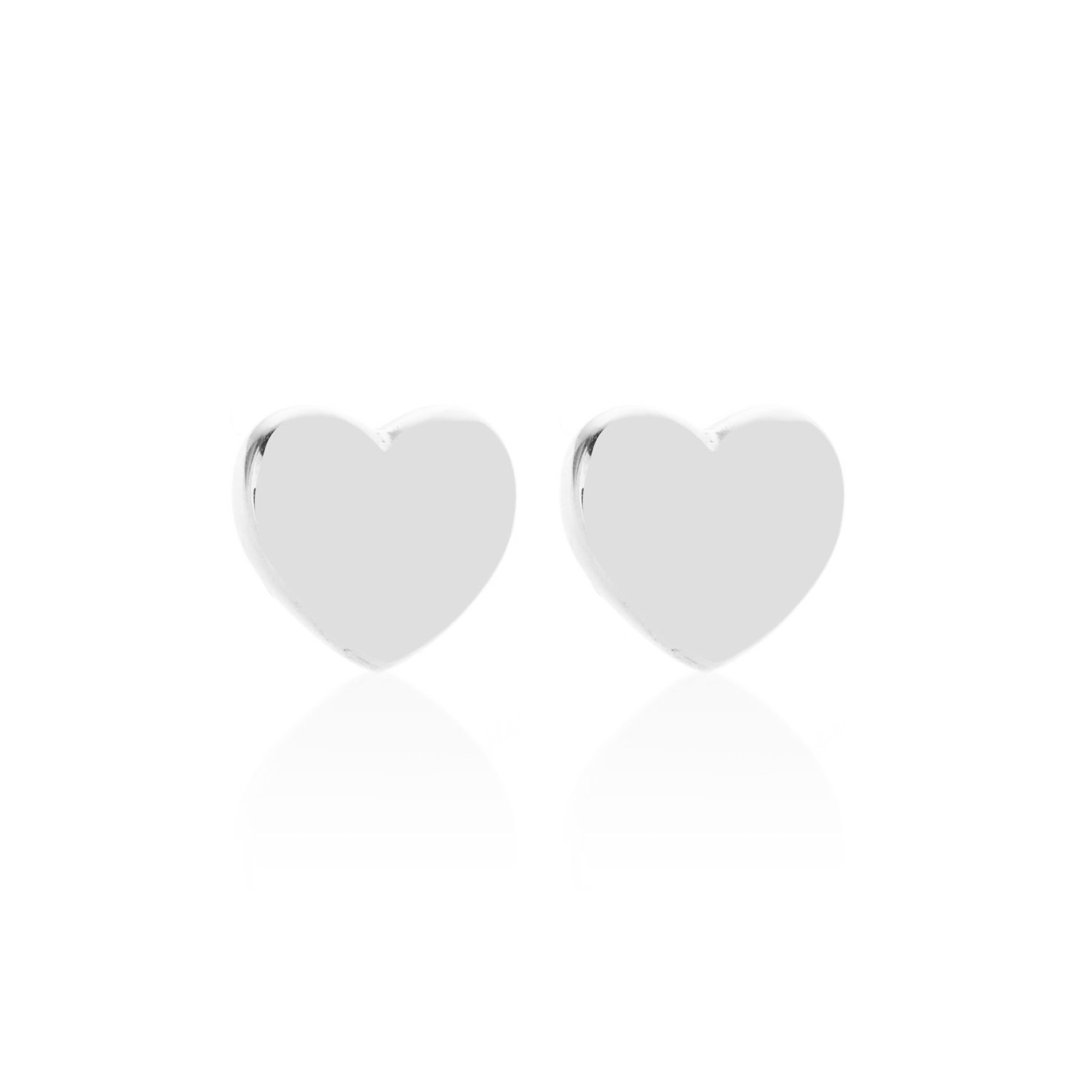 Superfine Earrings Sweetheart Studs Silver_0