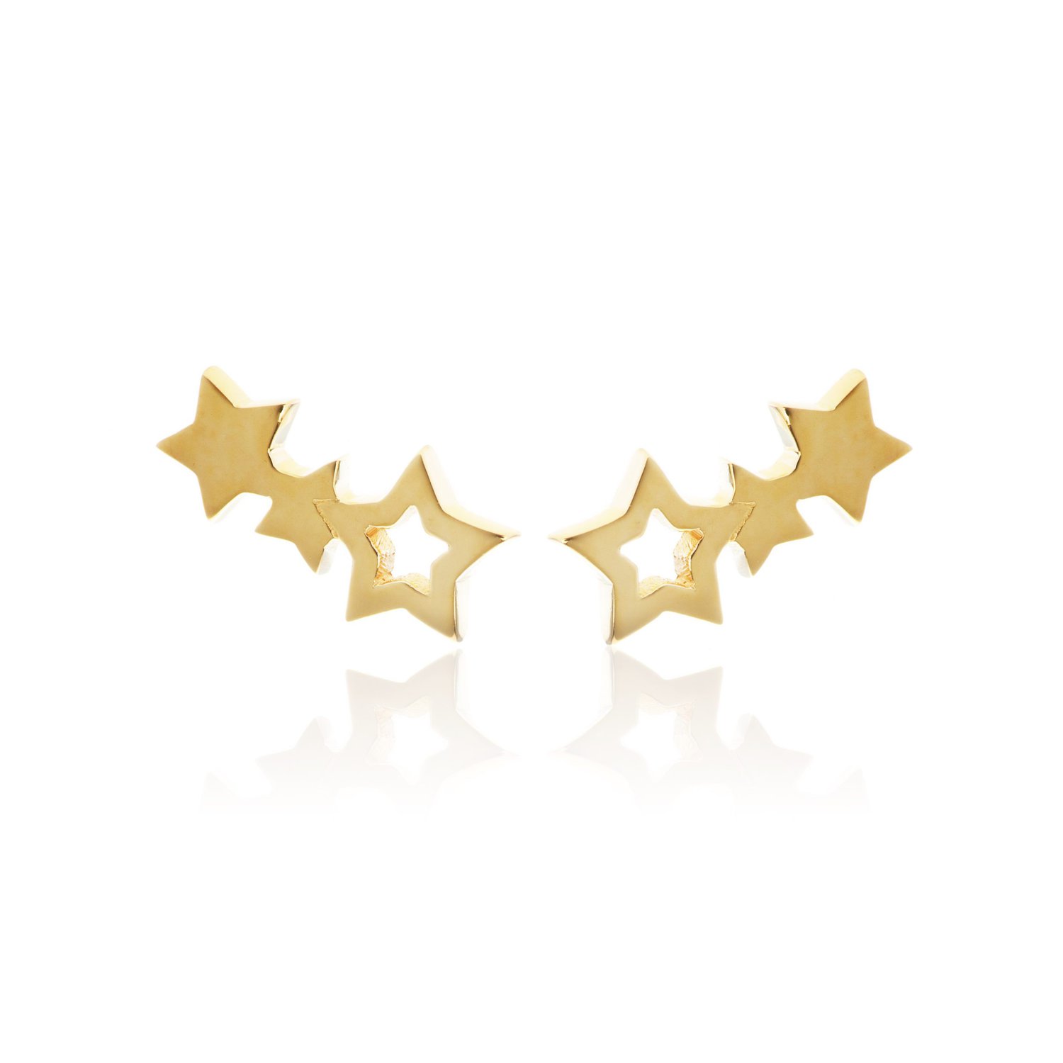 Superfine Earrings Star Climber Gold_0