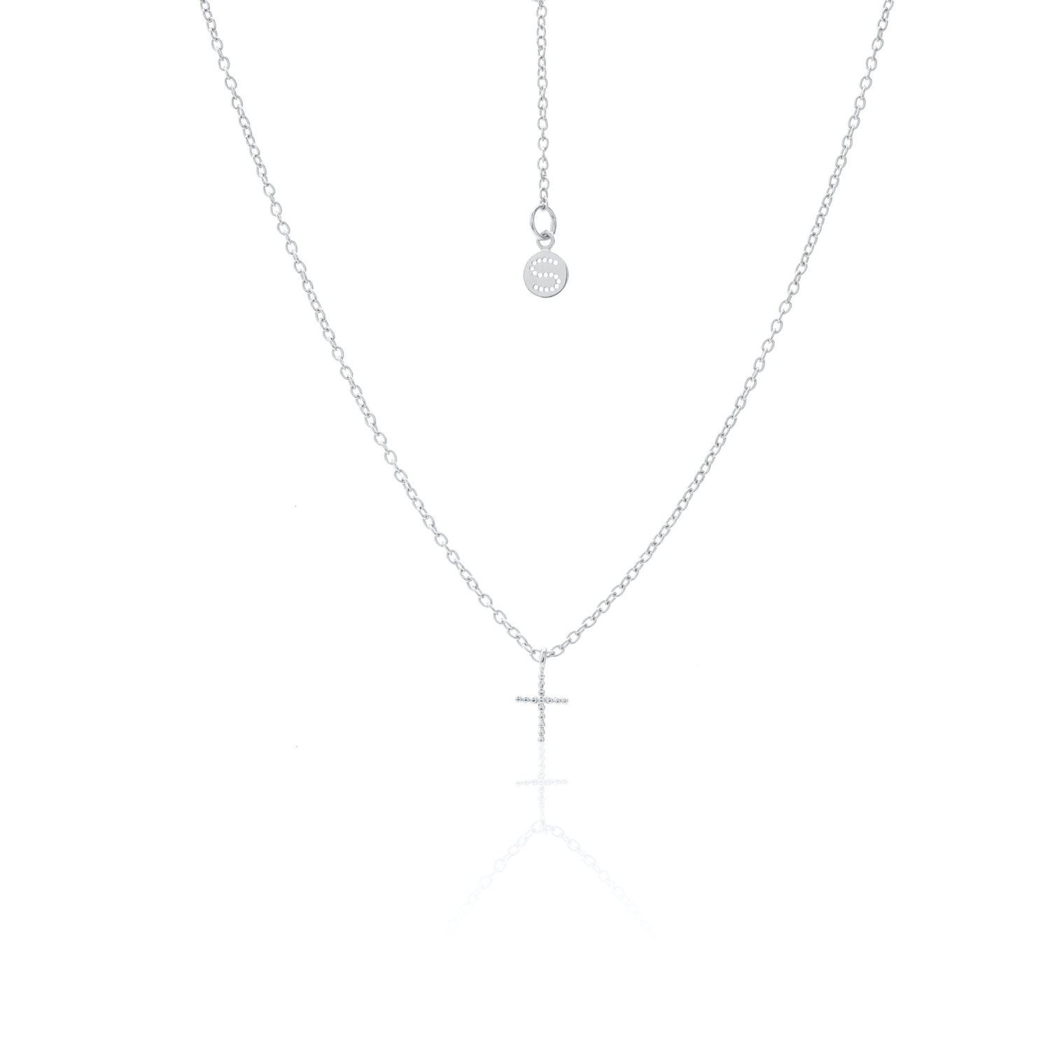 Superfine Cross Necklace Silver_0