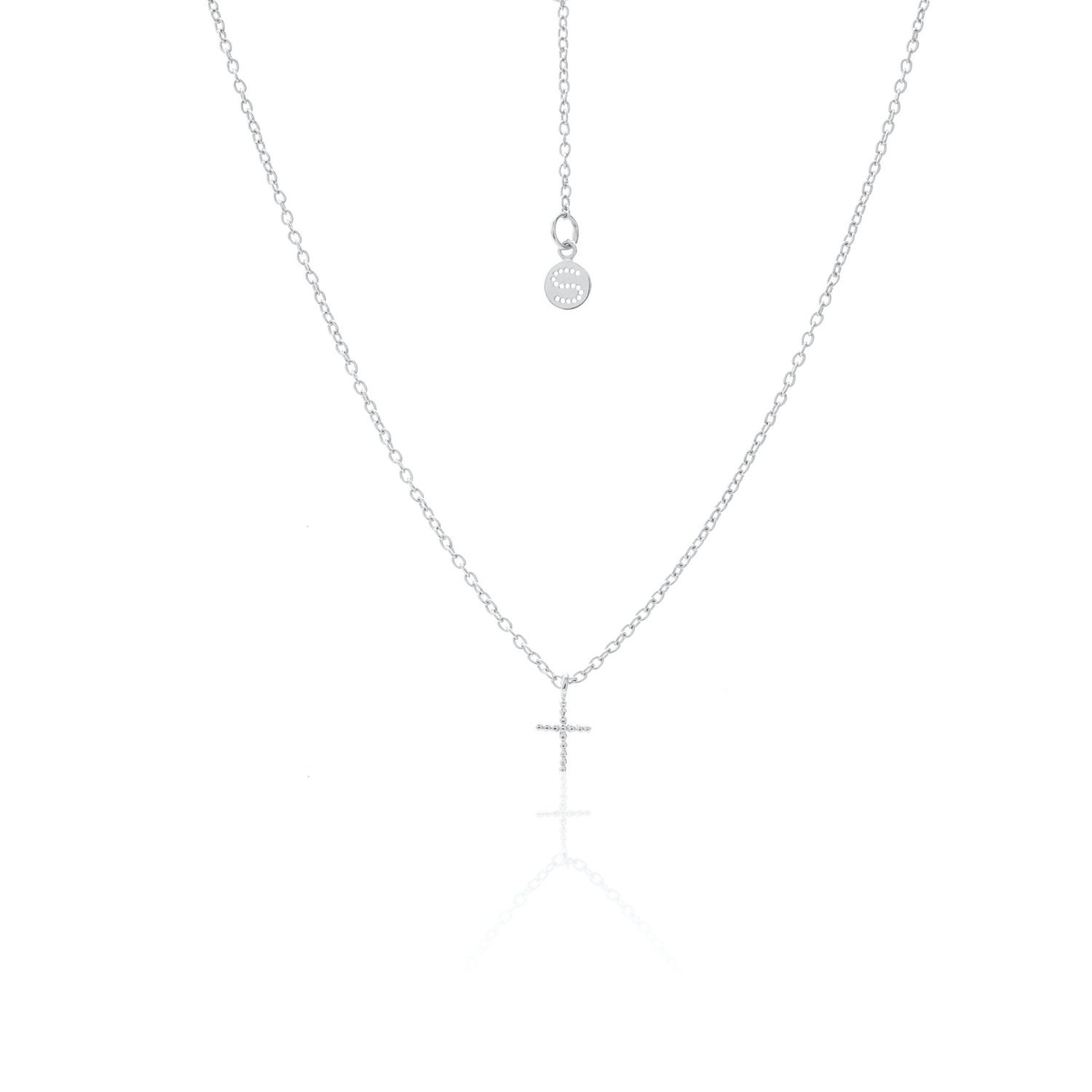 Superfine Cross Necklace Silver - Knights The Jewellers Online ...