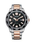 Citizen Silver and Rose Gents Eco-Drive Watch_0
