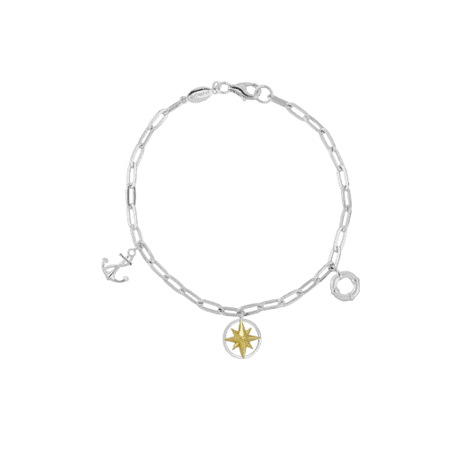 Nautical Bracelet Silver and Gold Knights The Jewellers Online
