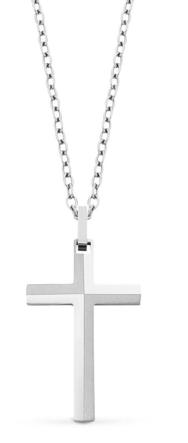 Stainless Steel Cross with Chain_0