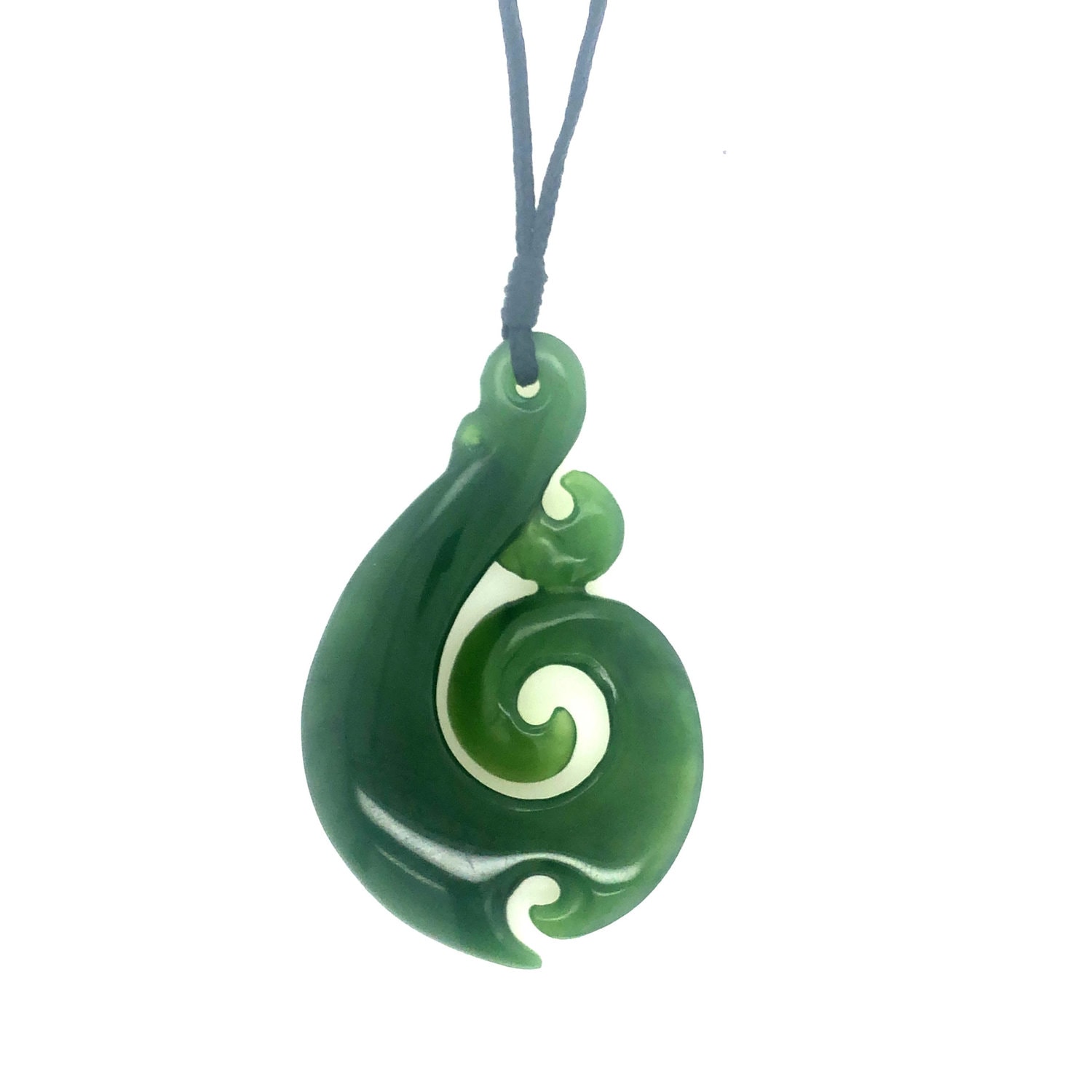 Greenstne Hook Twist Pendant_0