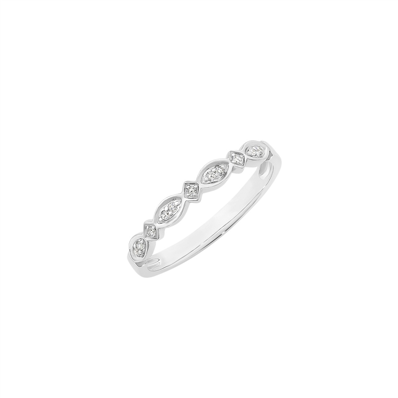 White Gold Diamond Ring_0