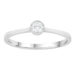 9ct Solitare Diamond Ring_0