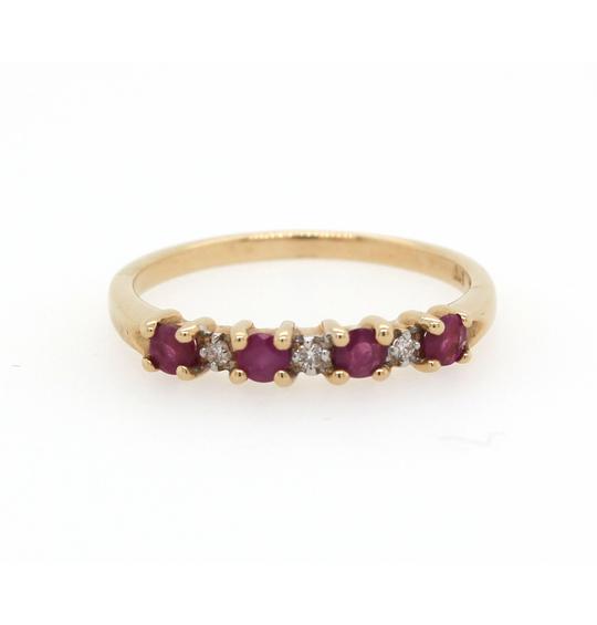 Gold Ruby and Diamond Ring_0