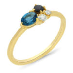 Gold Precious Stone Dress Ring_0