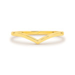 Yellow Gold V Ring_0
