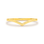 Yellow Gold V Ring_0