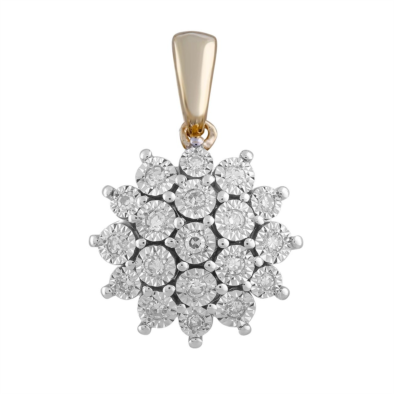 Diamond Cluster Pendant_0