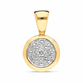 Gold Diamond Pendant_0