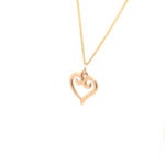 Rose Gold Heart Pendant_0