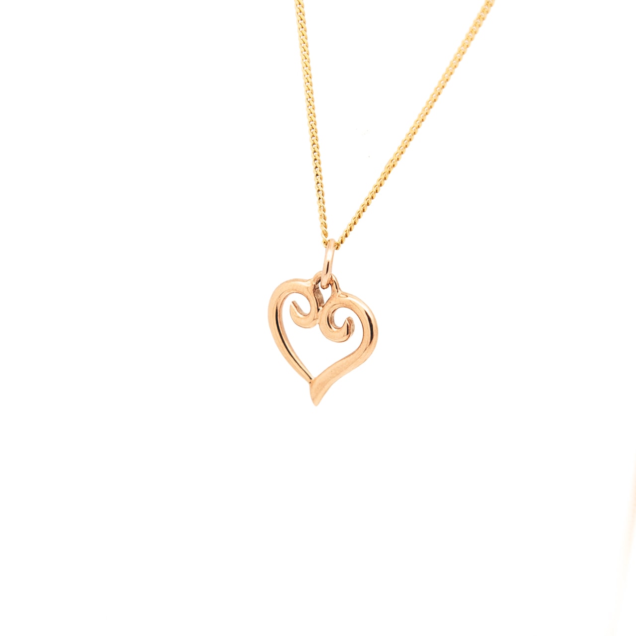 Rose Gold Heart Pendant_0