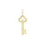 9ct Gold Key Pendant_0