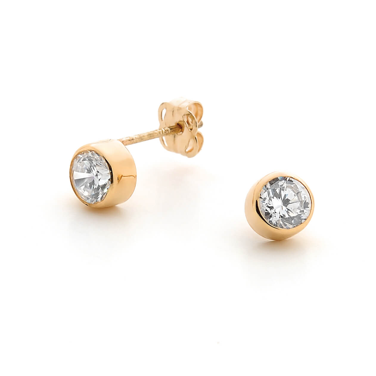 Gold CZ Studs_0