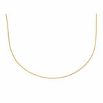 Gold Curb Chain 45cm 9ct_0