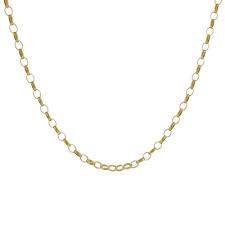 Gold Oval Belcher Chain_0