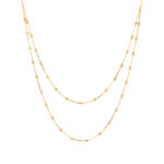 Yellow Gold Beaded Chain_0