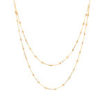 Yellow Gold Beaded Chain_0