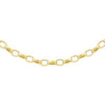 9ct Hollow Oval Gold Chain_0