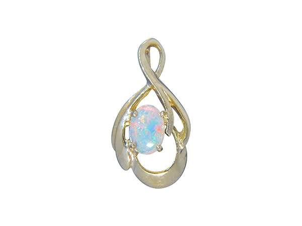 Gold Opal Pendant_0