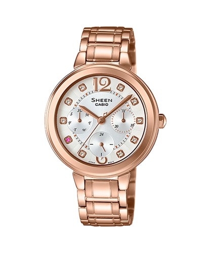 Casio Sheen Rose Gold Watch Knights The Jewellers Online Jewellery Store