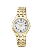 Ladies Gold Eco Drive Watch_0