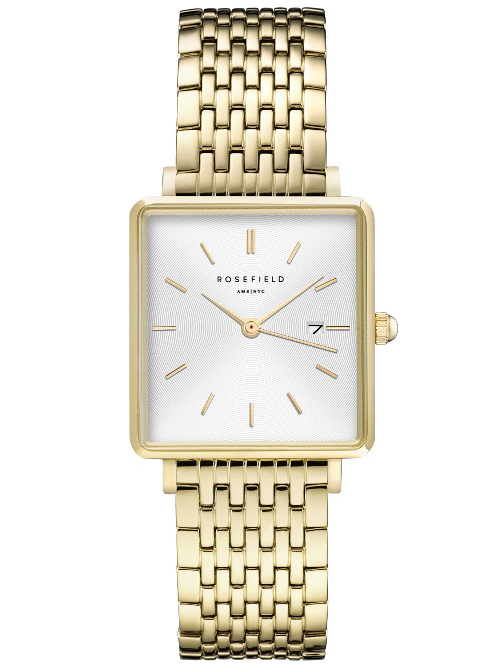 Gold Boxy Rosefield Watch_0