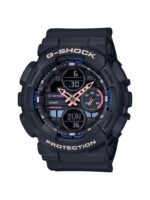 G-shock Duo Ladies Watch Blk Face & Band with Pink Accents 200m WR_0