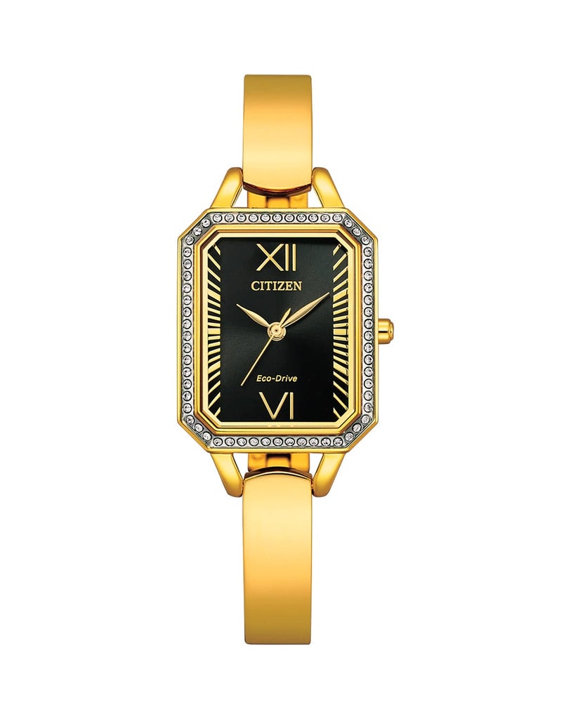 Citizen Ladies Eco Drive Gold Braclet Watch_0