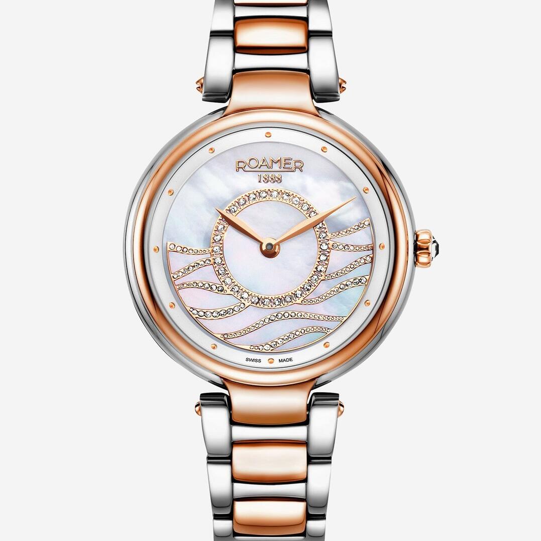 Ladies Silver and Rose Analoge 50mtr Watch_0