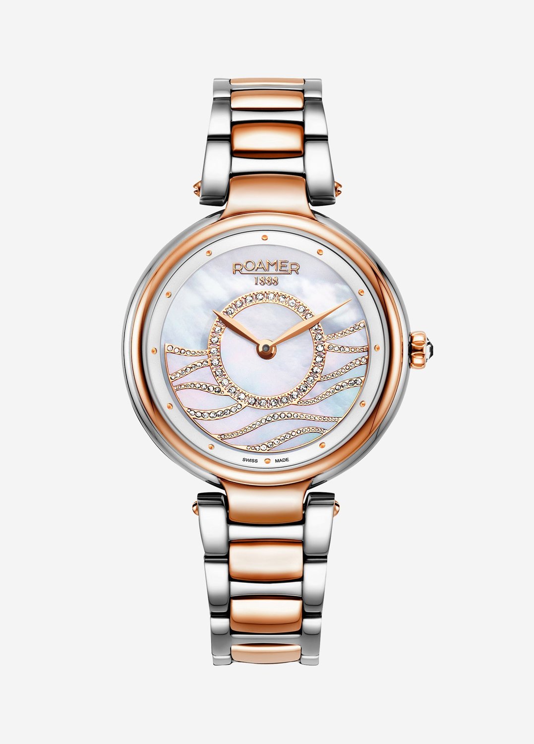 Ladies Silver and Rose Analoge 50mtr Watch_0