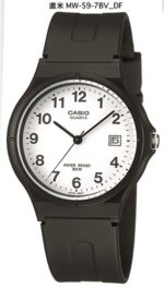 Casio White Face Black Dial Ana Watch_0