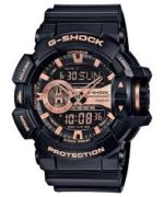 G Shock Duo Black Rose Gold Watch_0