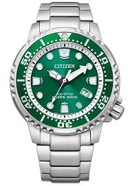 Divers Silver/green Eco drive 200mtr Watch_0