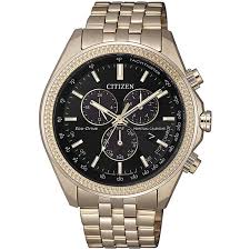 Rose Gold Day Date Chrono Eco Drive 100mtr Watch_0