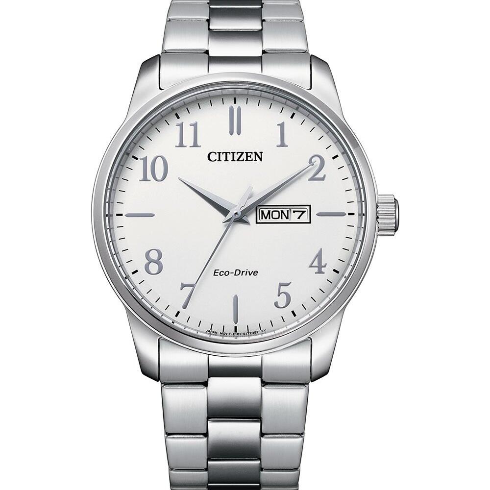 Citizen Gents Silver Eco-Drive Watch_0