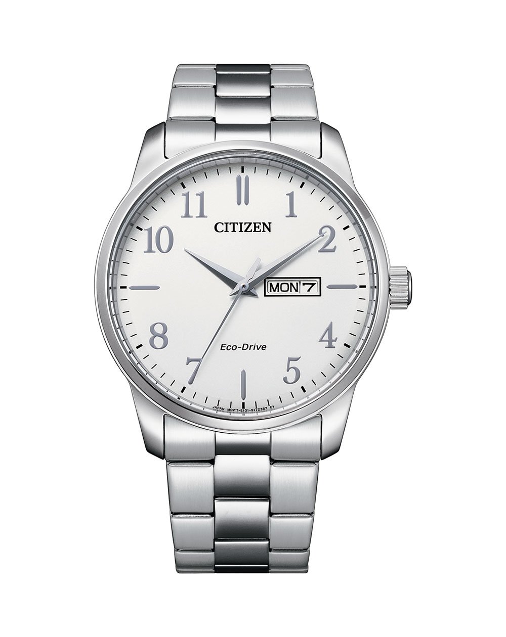 Citizen Gents Silver Eco-Drive Watch_0