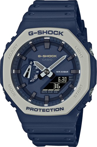G-Shock Blue Analogue and Digital Watch_0