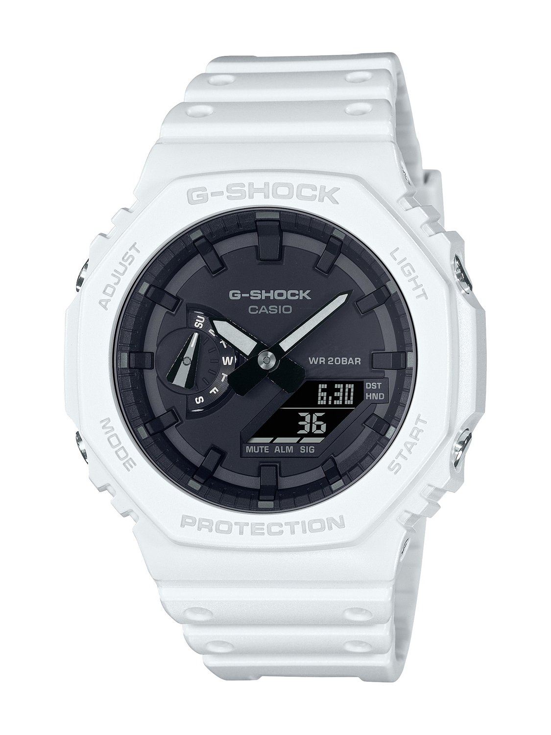 G-Shock Digital & Analogue White Watch_0