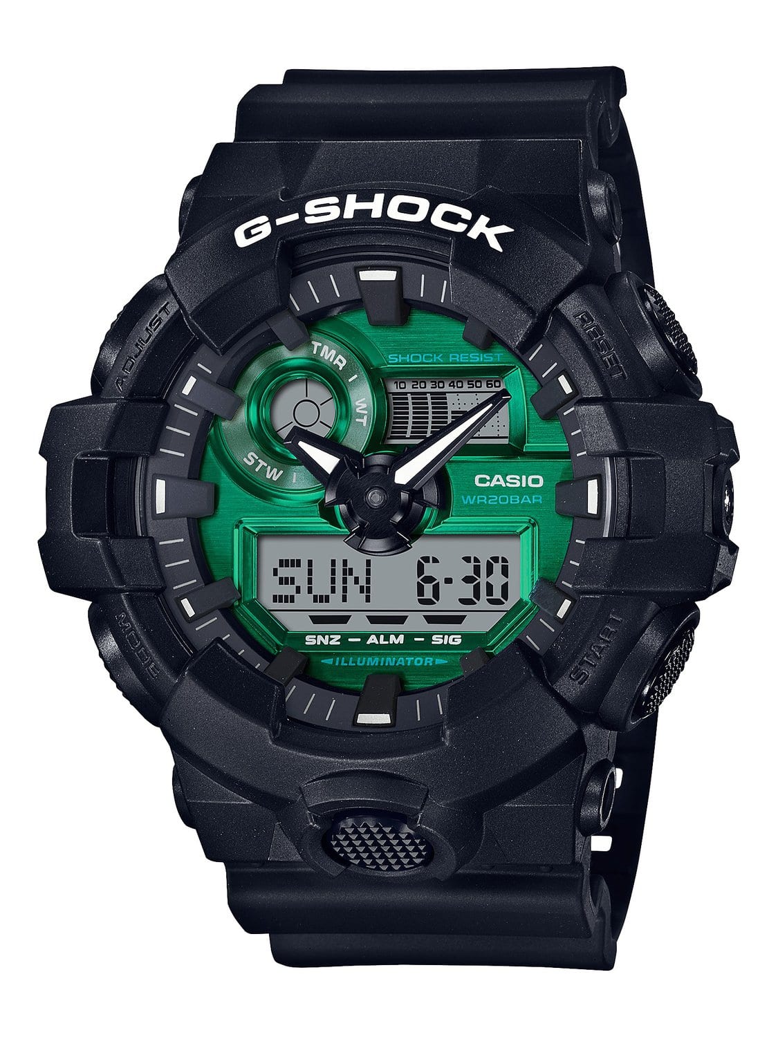 G-shock Ana/Digi Midnight Green/Black 200m WR Watch_0