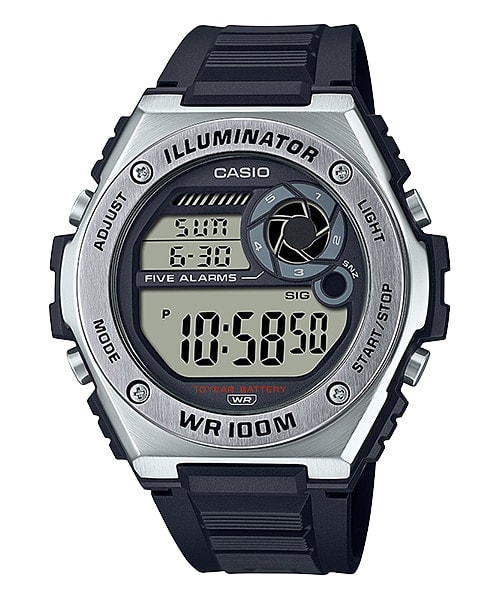 Casio MWD100H Digital Silver/Black Watch_0