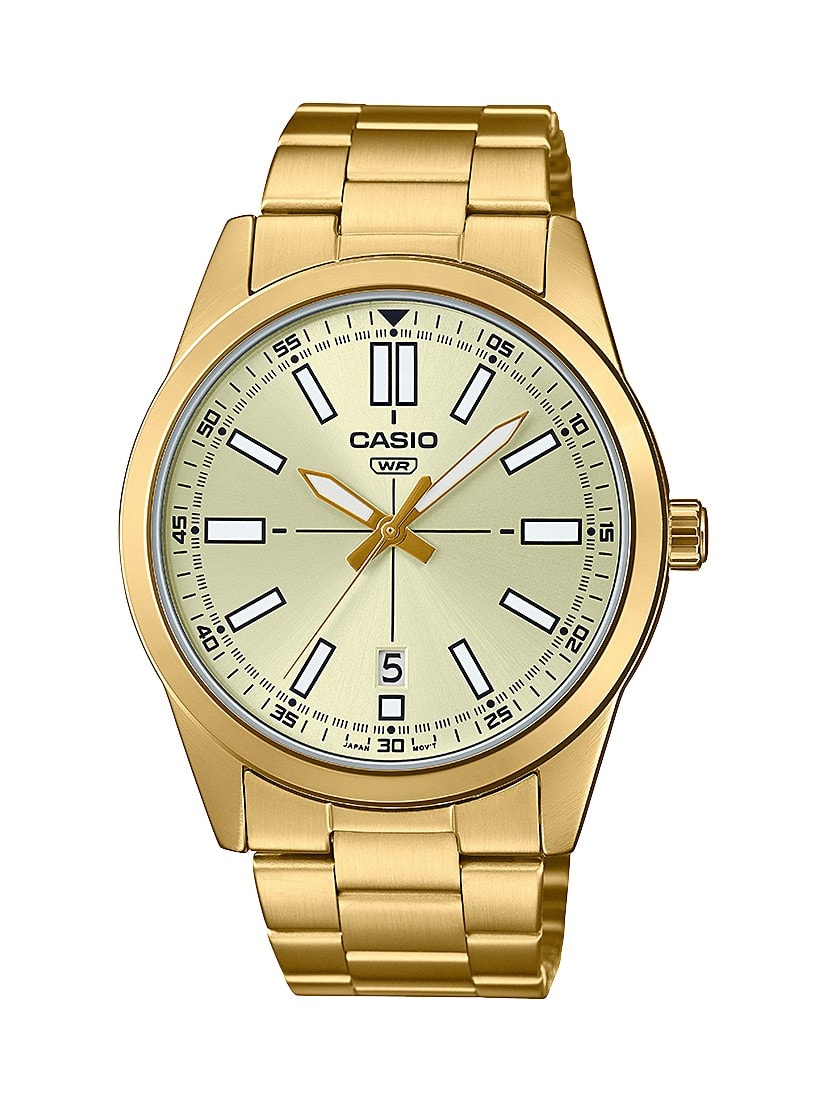 Casio Analogue Gold Watch_0