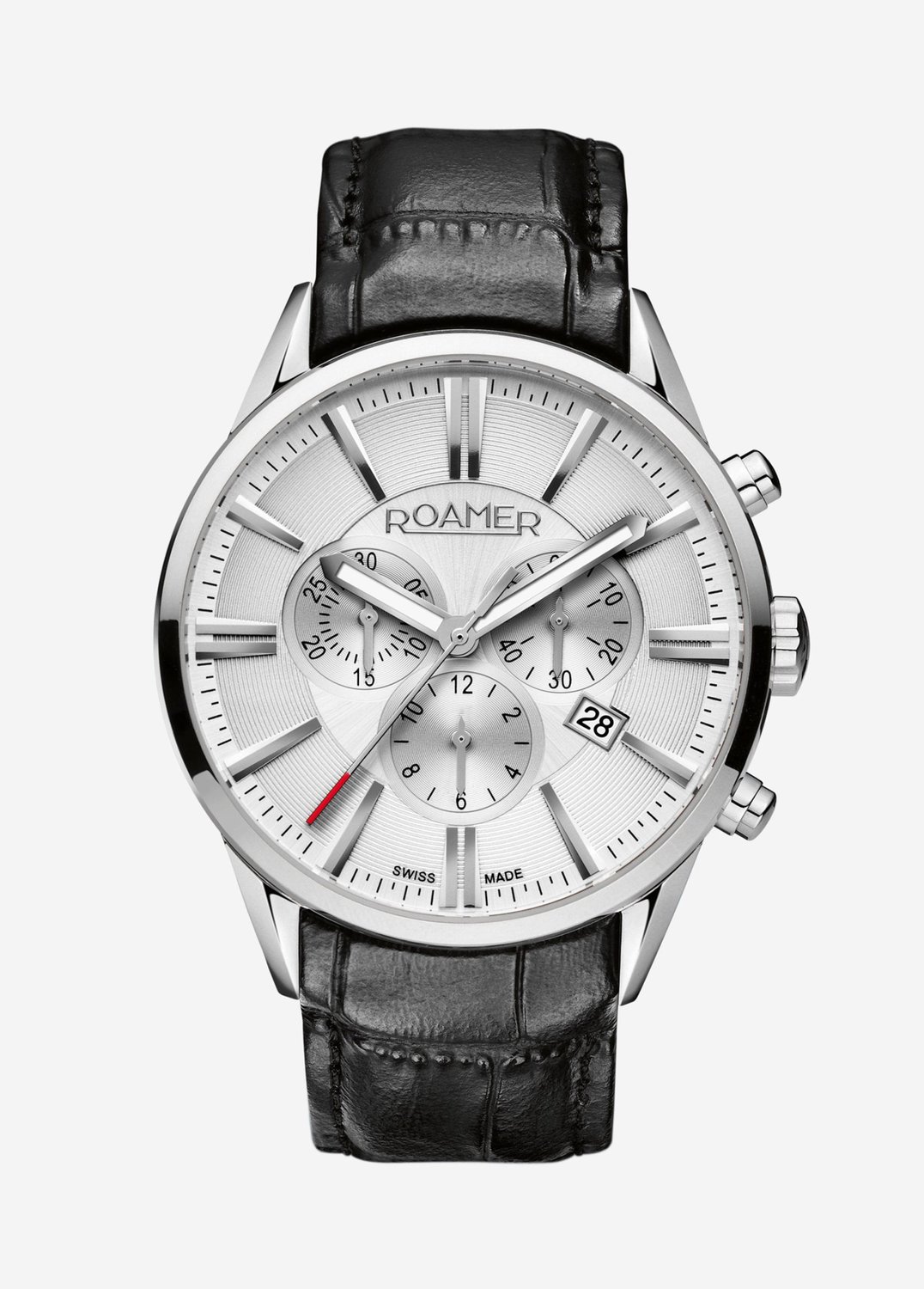 Roamer Gents Chronograph Watch with leather strap_0