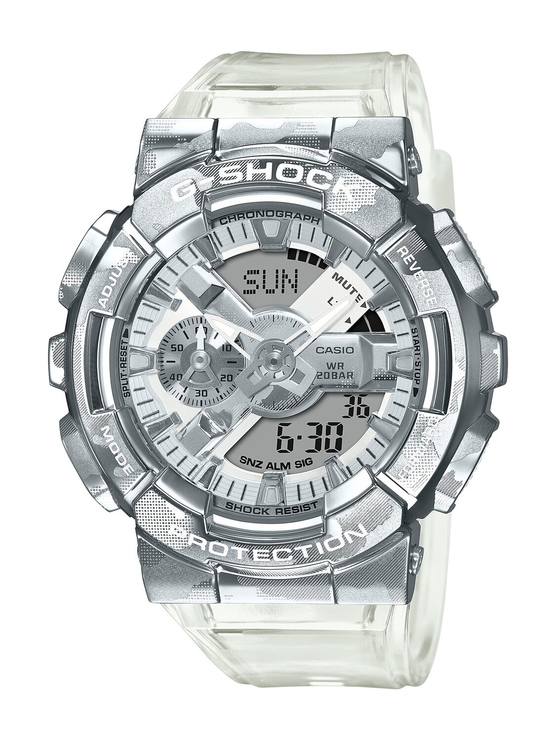 G-Shock Silver Analogue Watch_0
